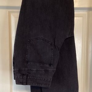 Coldwater Creek charcoal colored plain pocket jeans Size 14
